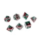 thumbnail image 2 of 7 Piezas Dados Poliédricos Metálicos D6 D4 para de Dragón - rojo negro verde perfke Lote de dados poliédricos, 2 of 7