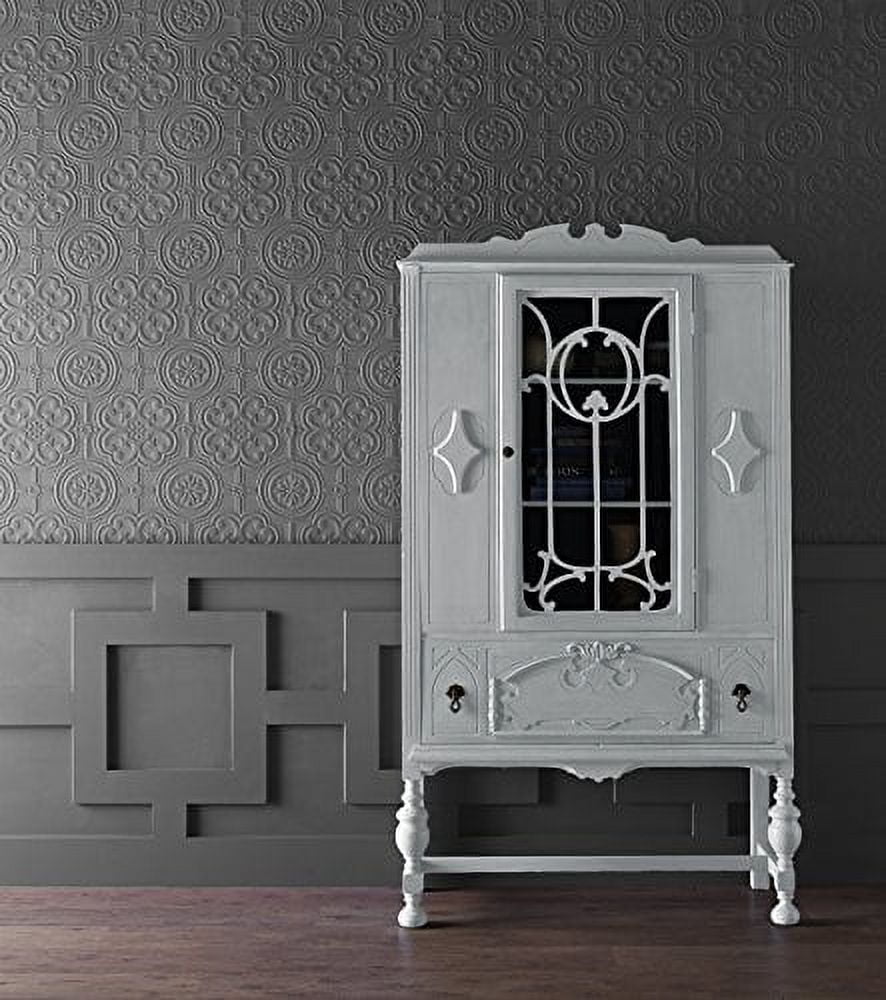 KILZ Chalk Style Paint, Interior, Ultra Flat, Platinum Ring, 1 Quart