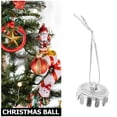 thumbnail image 4 of Miangastore 100pcs Christmas Ornament Caps Plastic Replacement Ornament Hangers Cup Caps Round Caps Plastic Caps Shatterproof Ball Cap Holder for Christmas Tree, 4 of 9