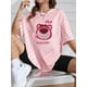 thumbnail image 5 of Playera Manga Corta Oversizee Mujers Strawberry Bear Iotso, 5 of 6