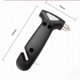 thumbnail image 5 of Martillo de seguridad lindo, herramienta multifuncional de escape de coche con cortador de cinturón de seguridad y interruptor de ventana, martillo de escape de emergencia negro 5 piezas, 5 of 5