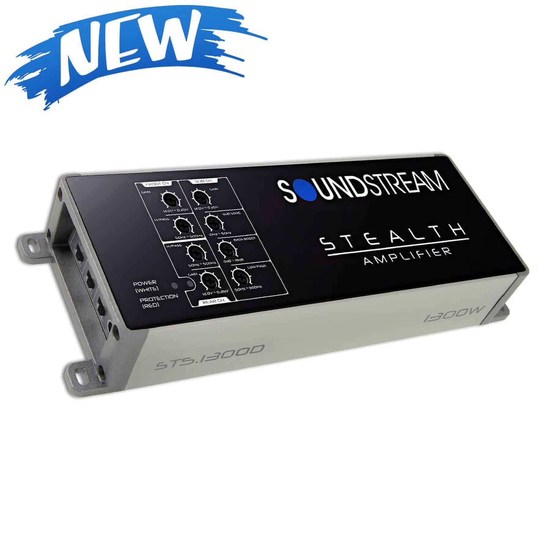 Soundstream Picasso Nano PN5.640D 5-Channel Car Amplifier | 640W Class-D Amp With Remote Bass