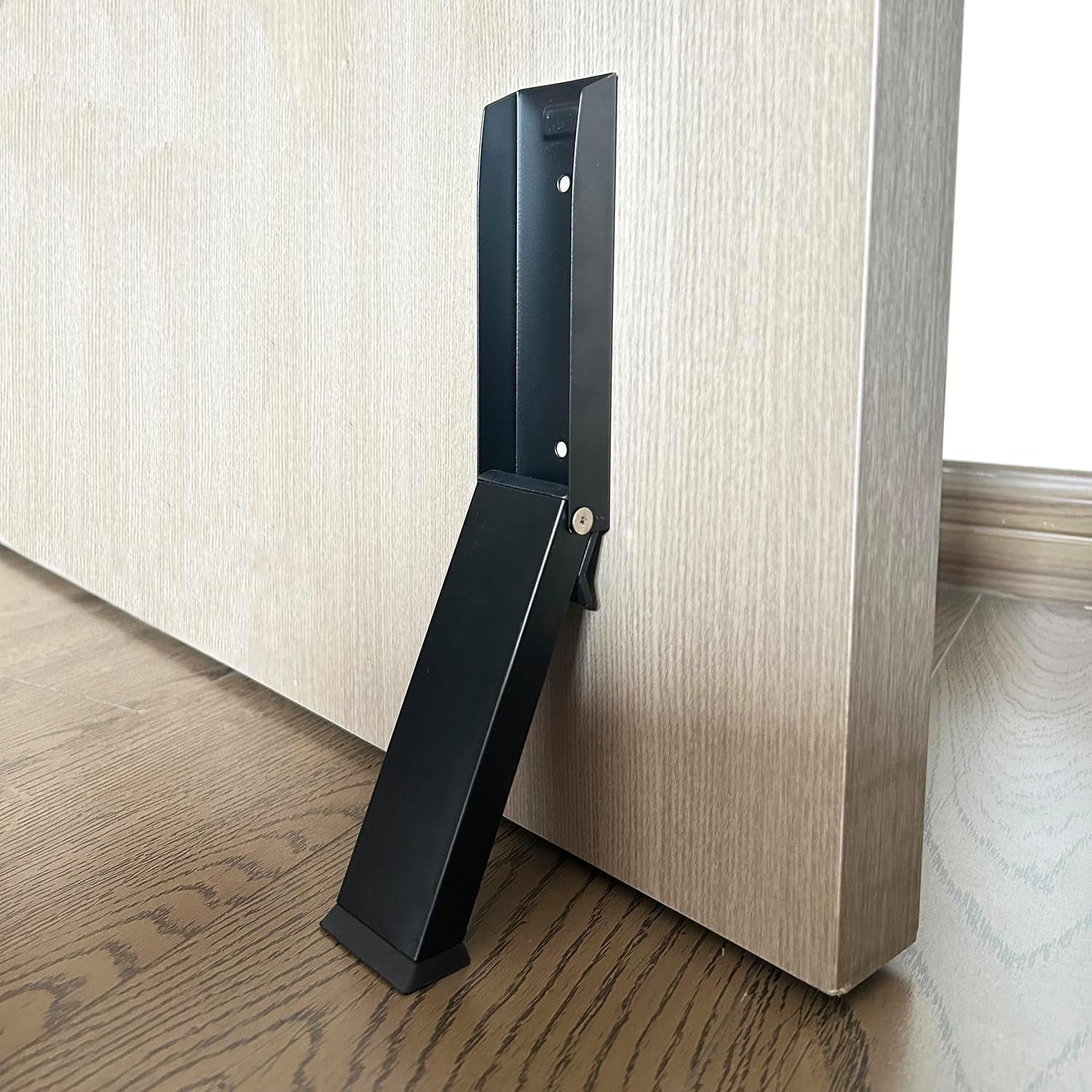 No Drilling Self-Adhesive Door Stopper - Kickdown Style Door Stop Holder For Bottom Of Door