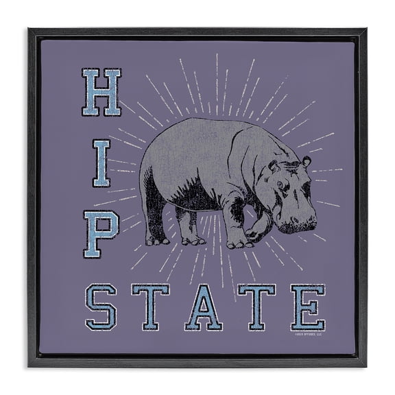 Stupell Industries Traditional Black Floating Frame Canvas Art, 18 x 18, by Spirit Animals/Life Is High