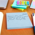 Lined Sticky Notes Pastel Ruled Post Stickies It Super Sticking Power Memo Pads Its Strong