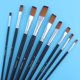 thumbnail image 5 of Juego De Pinceles Con Punta De 9 Uds., Kit De Pinceles Anchos Y Planos Para Artistas, Niños Y Adultos Kearding HA027177-02, 5 of 6