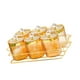 thumbnail image 2 of Tarros de frutas secas con tapa, contenedor de almacenamiento de alimentos para el comedor, fiesta, frutos secos Ámbar 6 cuadrículas, 2 of 9