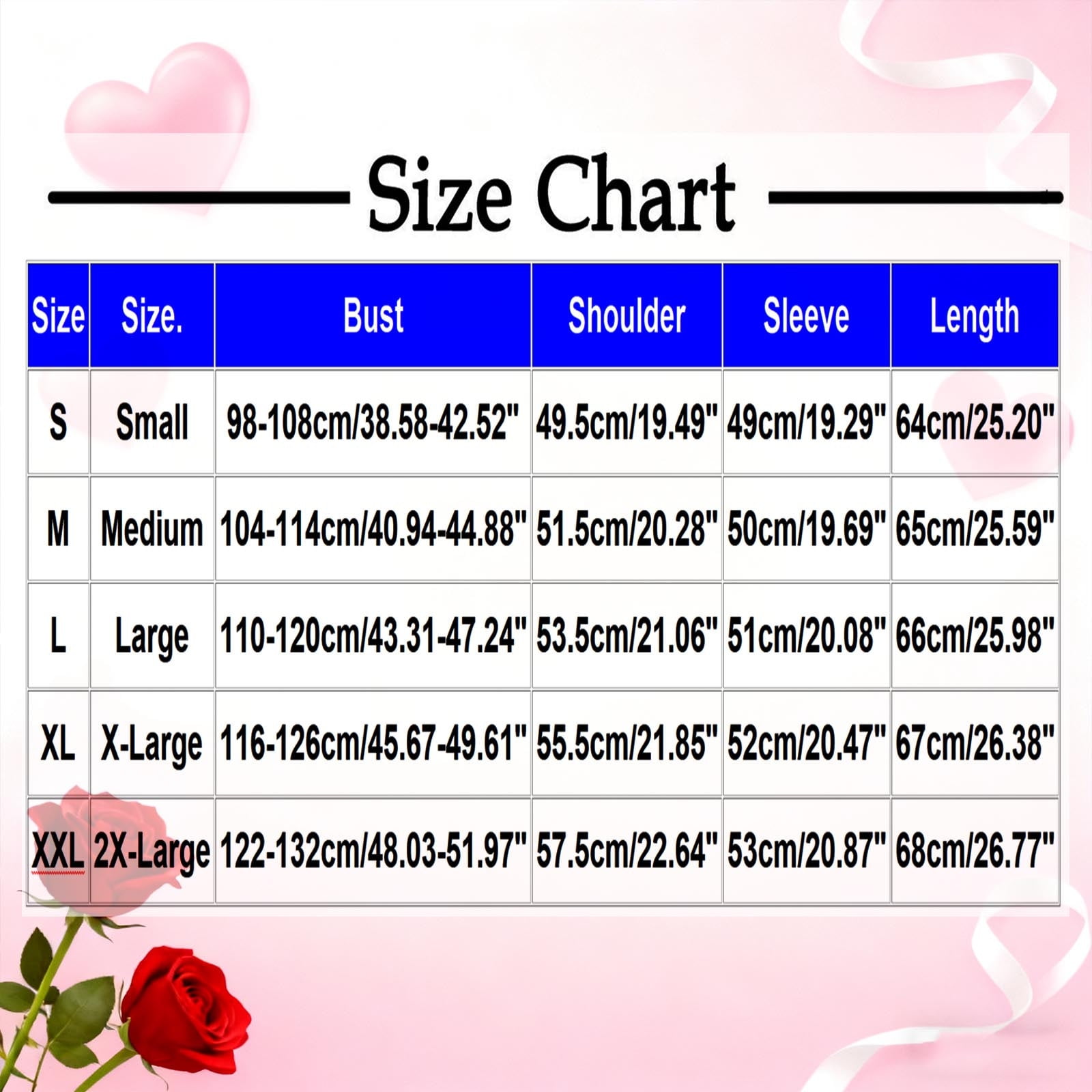 asdoklhq Valentine Day Tops for Women Winter Heart Printed Long Sleeved Round Neck Pullover Fashion Casual Loose Top Red XL