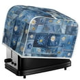 thumbnail image 5 of Yuyamidu Daisy Toaster Covers 4 Slice Bread Toaster Oven Dust Cover Sunflower Wide Slot Kitchen Appliance Cover Blue Baking Supplies Protection Cover Keep Clean from Oil Liquid Stains, 5 of 7