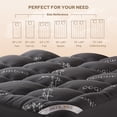 thumbnail image 5 of BEDLORE Queen Mattress Topper, Bamboo Pillow Top Pad for Back Pain Relief, Thick Soft Mattress Cover with Deep Pockets 6-18 inch(Grey), 5 of 9