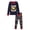 style 4, variant on NIPAXO Boys Pajamas Set Long Sleeve Airplane Cloud Print Casual Sleepwear with Blue Trim for Toddler Little Boys