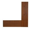 thumbnail image 6 of Linon Romero Casual Wood Corner Dining Breakfast Nook with Storage, Black/Walnut, 6 of 19