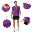thumbnail image 7 of Gamivast Men's Crew Neck T-Shirts Short Sleeve Solid Color Basic Tee Athletic Running Tops Moisture Wicking Breathable Soft Casual Undershirt, 7 of 7