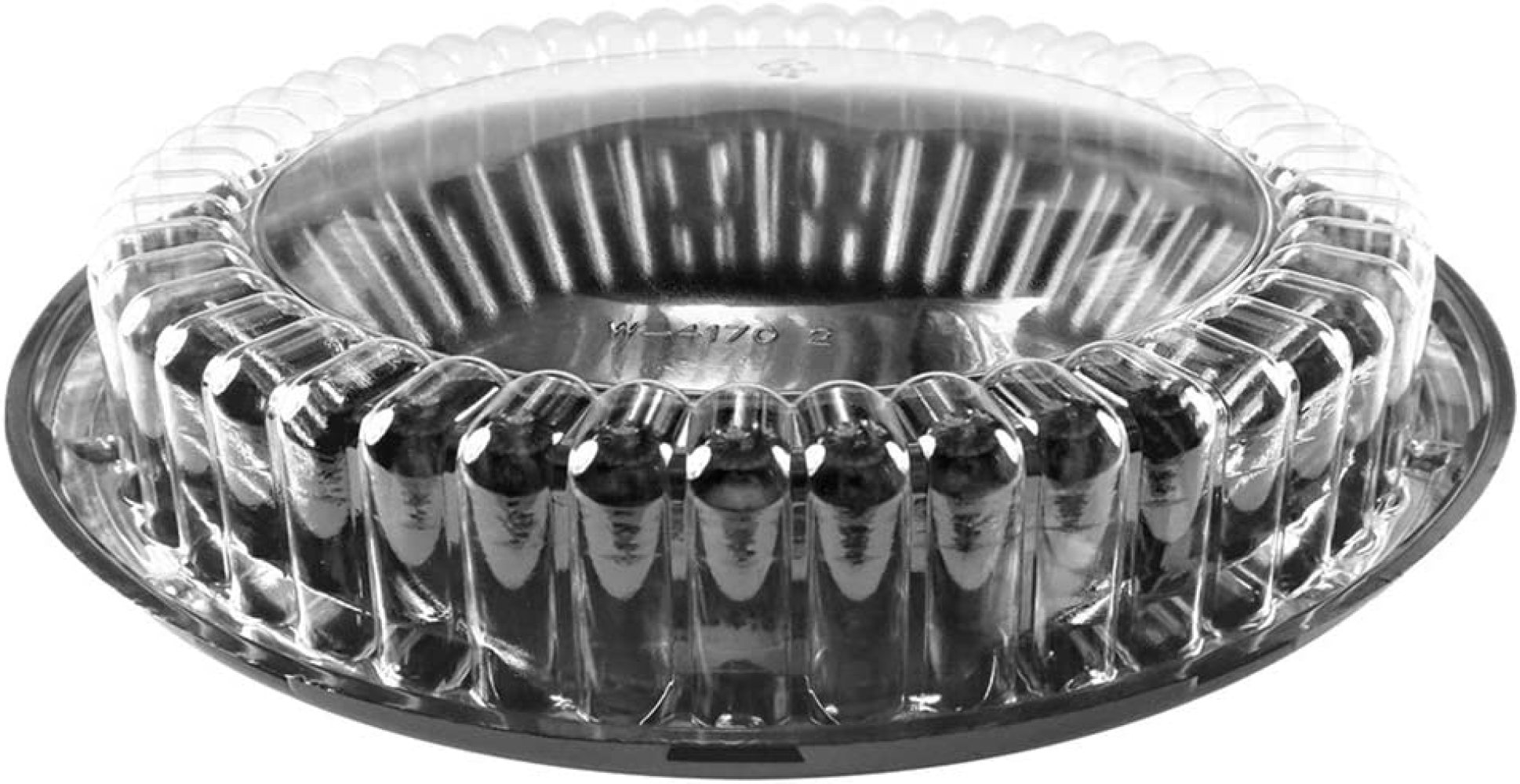 9 Inch Low Dome Plastic DisposableReusable Pie Carrier WJ40 (10