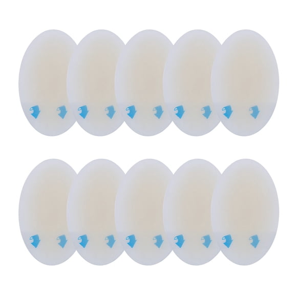 10 almohadillas de gel antiabrasión para el talón, antideslizantes, resistentes a las ampollas, para zapatos de tacón alto, talla 4