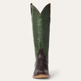 thumbnail image 3 of Women's Stetson Clover Leather Boots Snip Toe Handcrafted Brown, 3 of 6