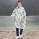 thumbnail image 3 of Camo Poncho Impermeable Viaje Lluvia Engranajes Lluvia Ponchos Canopy Estera a prueba de humedad JShteea El nuevo, 3 of 9