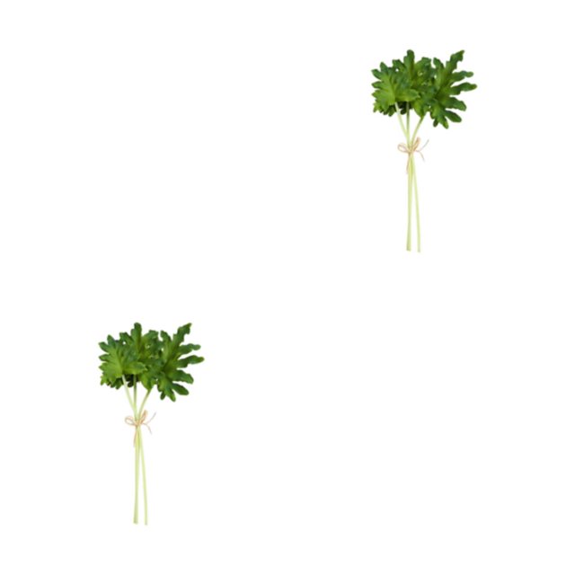 Inteprter Hojas de palma tropical de poliuretano: decoración reutilizable y no tóxica para fiestas muy cómoda al tacto. Type3 NO3