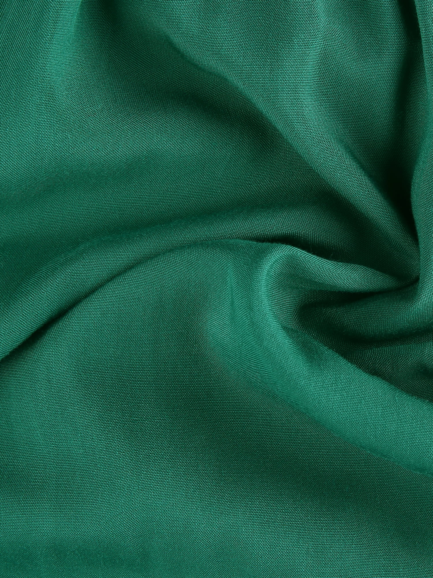 DARING DIVA V Neck Smocked Elastic Waist Short Sleeve Mini Dress S Lake Green