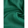 thumbnail image 5 of Mini vestido sólido de manga corta con cuello en V y cintura elástica para mujer lago verde S, 5 of 5
