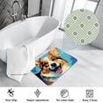 thumbnail image 3 of Corgi Dog Non-Slip Polyester Office Floor Mat Carpet Rug - Machine Washable, 3 of 6