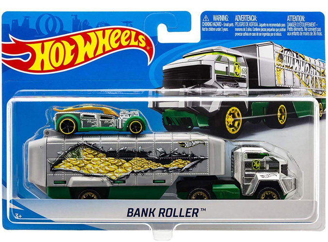 hot wheels bank roller truck