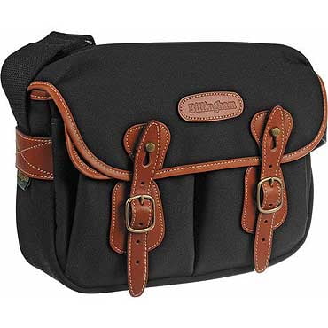Billingham Hadley Shoulder Bag - Billingham Hadley Shoulder Bag Small (Black, with Tan Leather Trim) BI503301-70