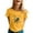 Yellow, variant on Aayomet Workout Tops For Women Womens Summer Shirt V Neck Casual Tshirts Puff Sleeve Tops for Women,Gray XXL