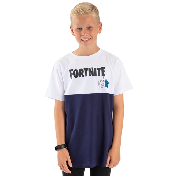 Fortnite Boys White Short Sleeved T-Shirt