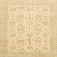 thumbnail image 1 of Ahgly Company Indoor Square Abstract Brown Gold Abstract Area Rugs, 3' Square, 1 of 6