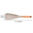 thumbnail image 2 of 1pc Multifunctional Cooking Spoon with Wooden Handle, Safe for Nonstick Cookwares, Perfect for Mixing, Stirring and Scraping, Heat-Resistant and Easy-to-Clean Kitchen Utensil, 2 of 4