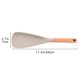 thumbnail image 2 of Cuchara de silicona, utensilios de cocina, cuchara para utensilios de cocina antiadherentes y cuchara segura con mango de madera para mezclar y raspar, cucharas para servir, cucharas para sopa, cubier, 2 of 2