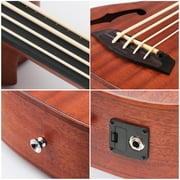 Batking Ubass 30 Inch Baritone Electric Ukulele Bass For Adults Mahogany Fretless Acoustic Bass with Gig Bag Kids Ukelele