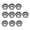 10PS, variant on 10/50 Pcs Small Repair Patches Iron on Embroidered Patches Paws Sew On Decorative Appliques for Clothes Hat