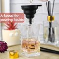thumbnail image 3 of Glass Reed Diffuser Set of 4 - 5oz/155ml Clear Empty Essential Oil Diffuser Bottles with Caps and Reeds - Decorative Bottle Set - Bulk Reusable Apothecary Perfume Jar Gift, 3 of 7