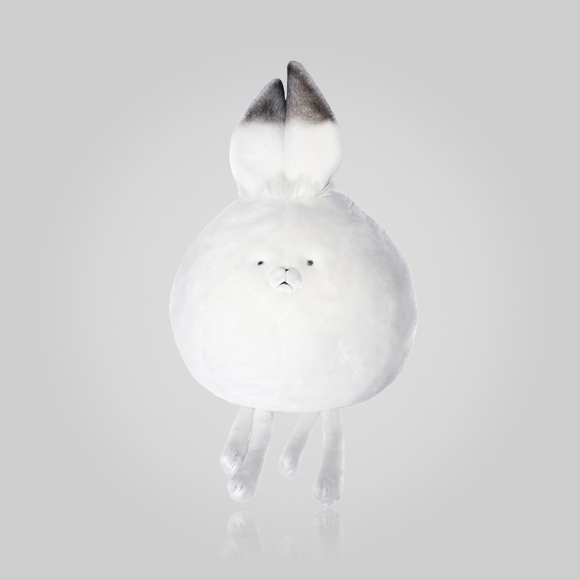 Chubby Arctic Hare Plush Toy, Fat Rabbit Stuffed Animals Toys Doll, Soft Plush Stuffed Animal Plushie, Original Design Toy