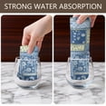 thumbnail image 6 of 2 Pcs Pioneer Flower Floral Print Pattern Kitchen Towels, Funny Microfiber Dish Towel Set, 18" X 26" Tea Towels, 6 of 6