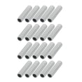 thumbnail image 1 of Unique Bargains 20Pcs M10 Full Threaded Lamp Nipple Pass-Through Pipe Connector 40mm Length, 1 of 3