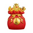 thumbnail image 1 of Estatua de alcancía artesanal, decoración de mesa, figura de resina Feng Shui, regalo Rojo, 1 of 9