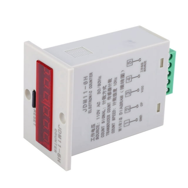 Rango de conteo, JDM11-6H Contador electrónico 6 Memoria de falla de energía Estética elegante