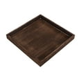 thumbnail image 1 of Bandeja para servir de madera, bandeja para mesa de centro, bandeja otomana para bebidas de té, bandeja decorativa para decoración de cocina, desayuno Cuadrado L, 1 of 9