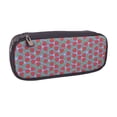 thumbnail image 2 of Lsque Hand Drawn Strawberry Printed Big Capacity PU Leather Pencil Case Large Pencil Pouch Stationery Pen Bag Pencil Holder for Teen, 2 of 6