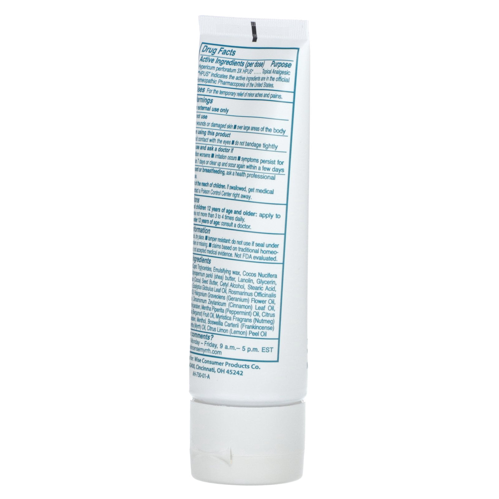 FRANKINCENSE & MYRRH Arthritis Pain Therapy Lotion – Pain Relief Cream and Hydrating Skin Repair, Net Weight 3 Ounces - 1 Pa