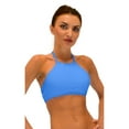 thumbnail image 2 of VF-Sport - Bikini Top, High Neckline Halter (Turquoise, 3X), 2 of 6