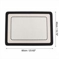 thumbnail image 4 of Unique Bargains 1 Pc Bath Mat Super Absorbent Bathroom Mat Rug Black Beige, 4 of 6