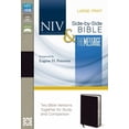 thumbnail image 1 of NIV & The Message, Large Print Parallel Bible (Black Bonded Leather, 1 of 4
