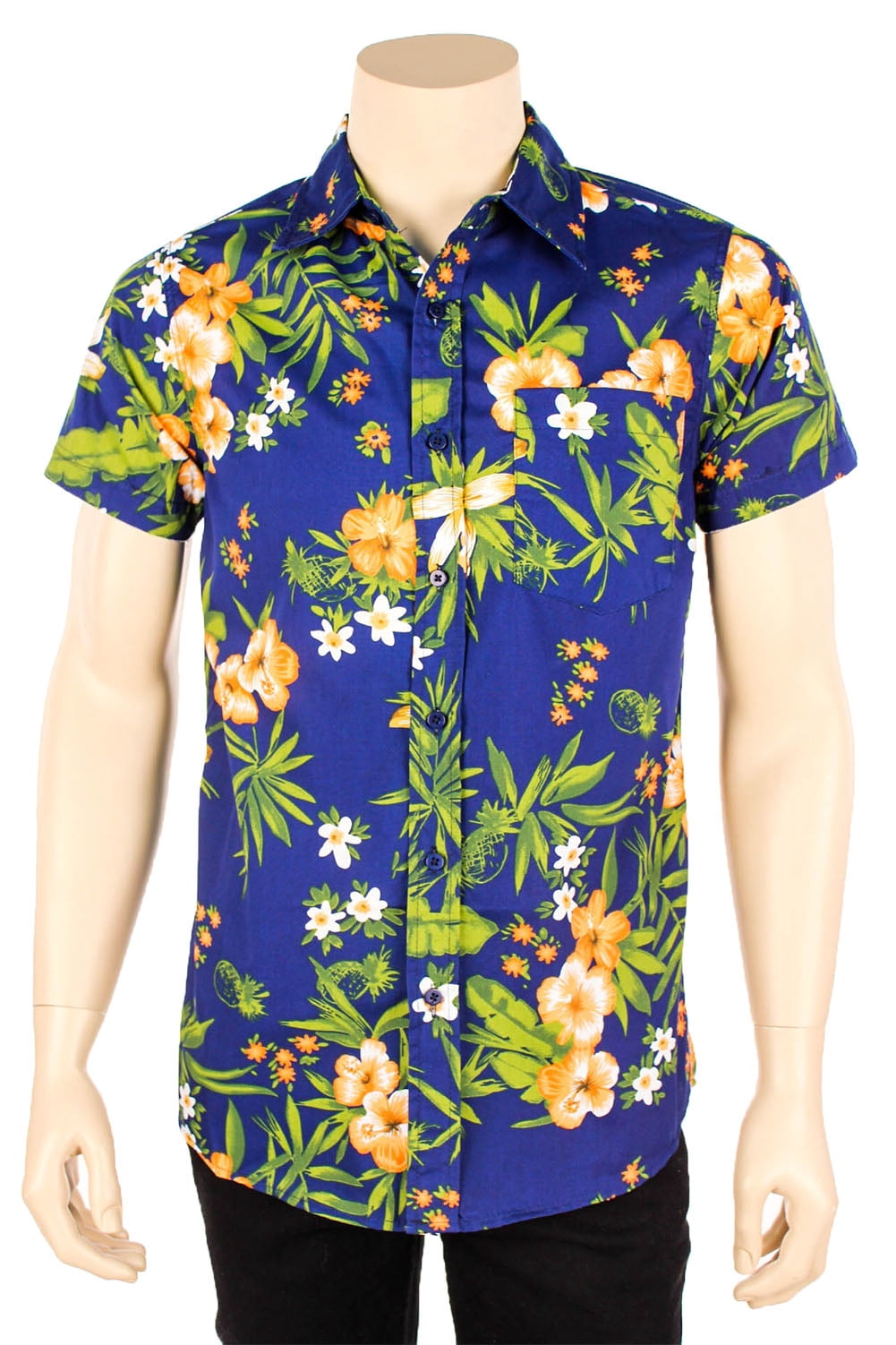 Hawaiian Floral Print Shirt 