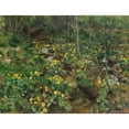 thumbnail image 2 of Gerhard Munthe 14x12 Gold Ornate Wood Frame and Double Matted Museum Art Print Titled - Marigold (1892), 2 of 4