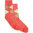 thumbnail image 2 of Tic Tac Toe - Big Girls' Argyle Sock 31867-XX-Large (salmon argyle), 2 of 3