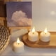thumbnail image 5 of LED Candle Light Rechargeable Flameless Candles Timer Remote Tea Lights With Black Cups For Wedding Home Decor Christmas Lamp, 5 of 5